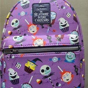 Loungefly Disney Nightmare Before Christmas Lollipop Candy Backpack NEW